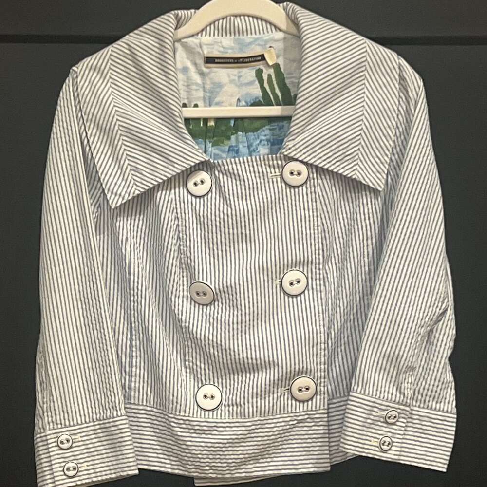 Anthropologie Daughters of the Liberation crop jacket size 12